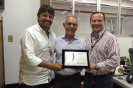 A Olimex Assessoria de vendas Ltda, parabeniza a Disape por todas as conquistas alcançadas ao longo dos seus 30 anos de história. ( Na foto Sr. Otayde Junior, Jair Mesquita e Sr. Rogério Almeida.